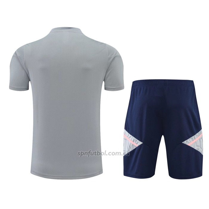 Chandal del Arsenal Manga Corta 2022-2023 Gris - Pantalon Corto
